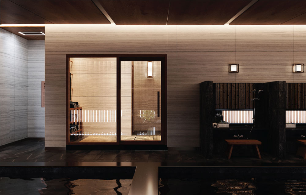 Hồ tắm nắng Onsen