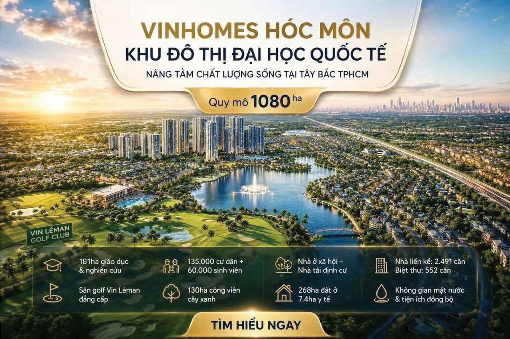 Thông Tin Tổng Quan Đại Đô Thị Vinhomes Saigon Park Hóc Môn